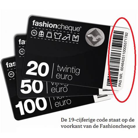 fashioncheque geld besteden.